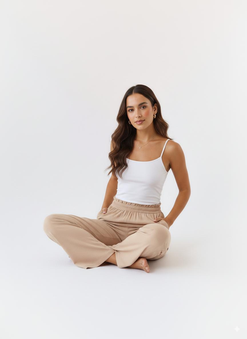 PANTALON DAMA RESORTE BOLSILLO